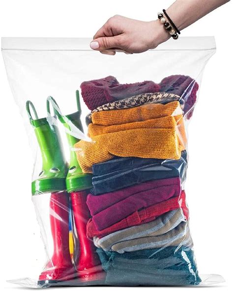 5 gallon zip storage bags.